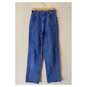 *SOLD* Everlane Jeans Size 24” Straight The Way High Jean Regular Organic Cotton